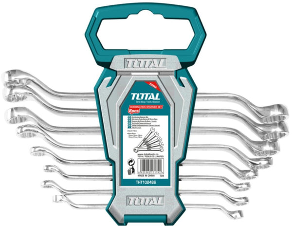 TOTAL | Offset Ring Spanner Set 8Pcs | THT102486