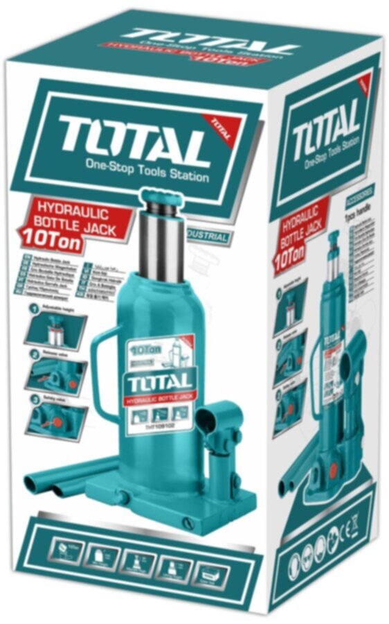 TOTAL | Hydraulic Bottle Jack 10 Ton | THT109102