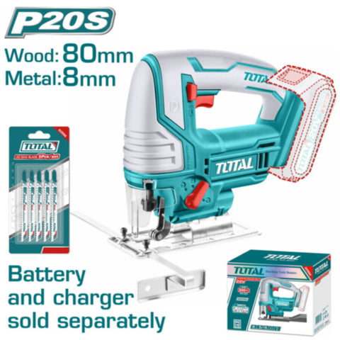 TOTAL | Cordless Jig Saw Li-ion 20V | TJSLI8501