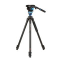 BENRO | Aluminium Single Tube Tripod Flip Lock 3 Section S6PRO Video Head | A2573F