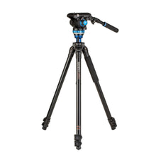 BENRO | Aluminium Single Tube Tripod Flip Lock 3 Section S6PRO Video Head | A2573F