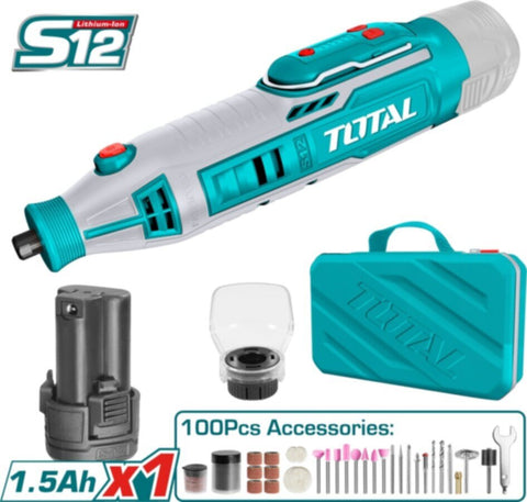 TOTAL | Lithium-Ion Grinder 12V | TMGLI12011