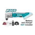TOTAL | Multi Bare Tool Li-ion 20V | TMLI2001