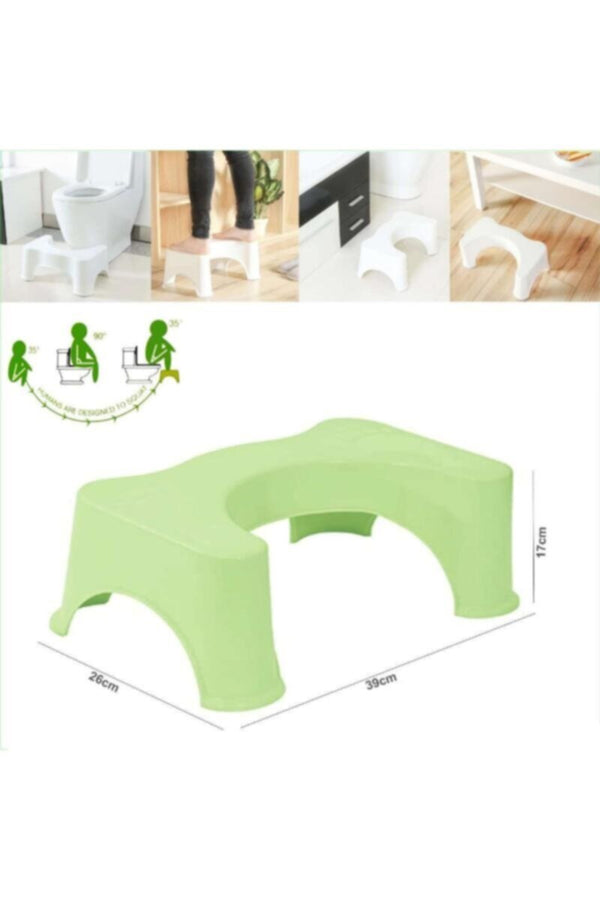 Toilet Stool Plastic Fits All Toilets | 534 Green