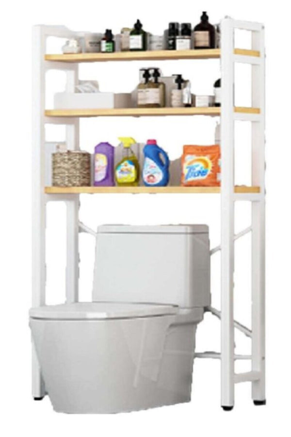 Toilet Storage Rack (3 Shelves) White | 539 7 1