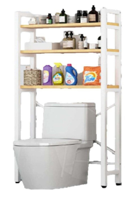 Toilet Storage Rack (3 Shelves) White | 539 7 1