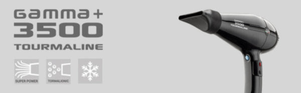 GAMMA+ | 3500 Professional Salon Tourmaline Ionic Hair Dryer