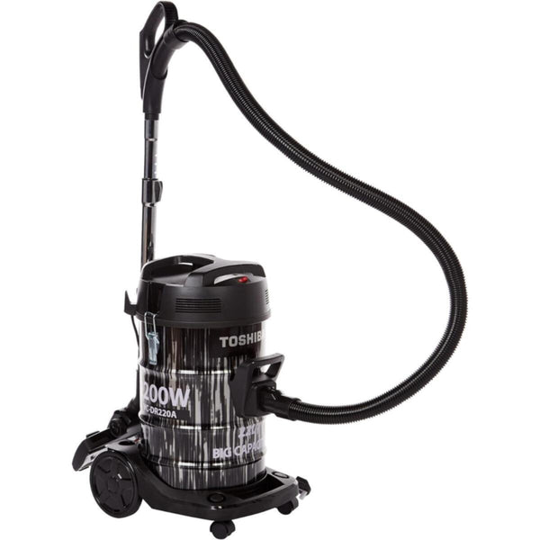 TOSHIBA | 22 Liters Drum Type Vacuum Cleaner 2200 Watts Black | VC-DR220ABF