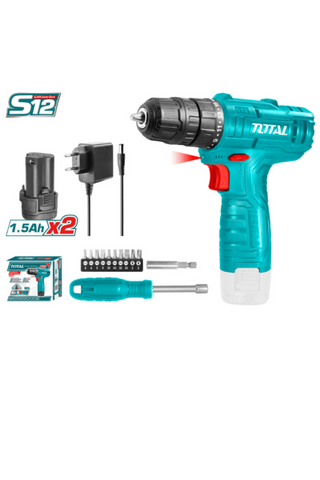 TOTAL | Lithium-Ion Cordless Drill Set