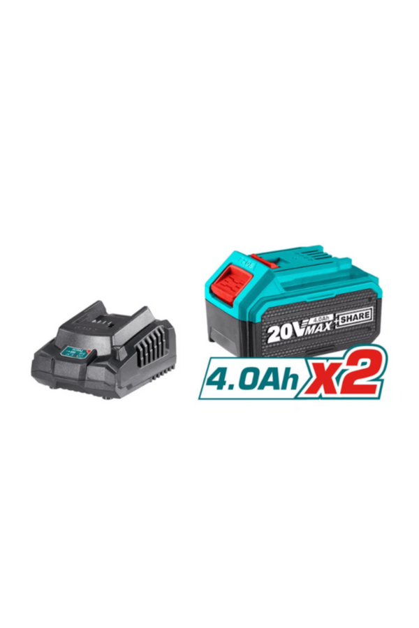 TOTAL | 20V Angle Grinder And Cut-Off Tool 2Pcs