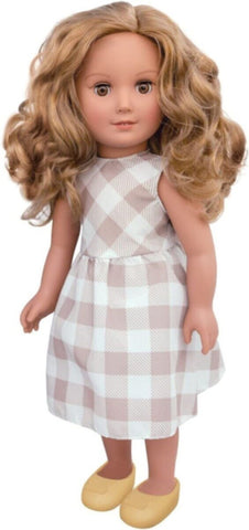 Hayati Girl Doll Siba Carreau Dress 18