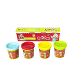 TOYPRO | DohTime Cocomelon Bright Colors Dough 3Oz Pack Of 4 Assorted | TP101581