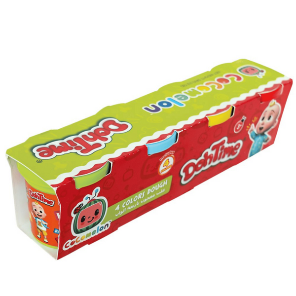 TOYPRO | DohTime Cocomelon Bright Colors Dough 3Oz Pack Of 4 Assorted | TP101581