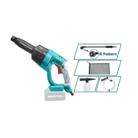 TOTAL | Li-ion Battery Operated Pressure Washer 20V | TPWLI20084
