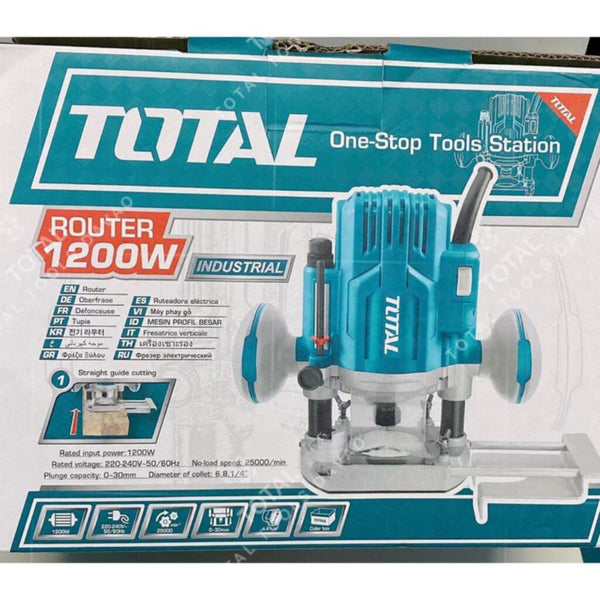 TOTAL | Corded Electric Router 1200W | TR110816