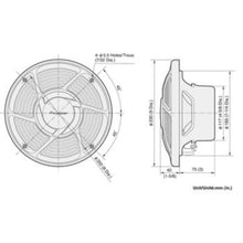 PIONEER | 20cm 2-Way Car Marine Speakers 200W Pair | TS-MR2040