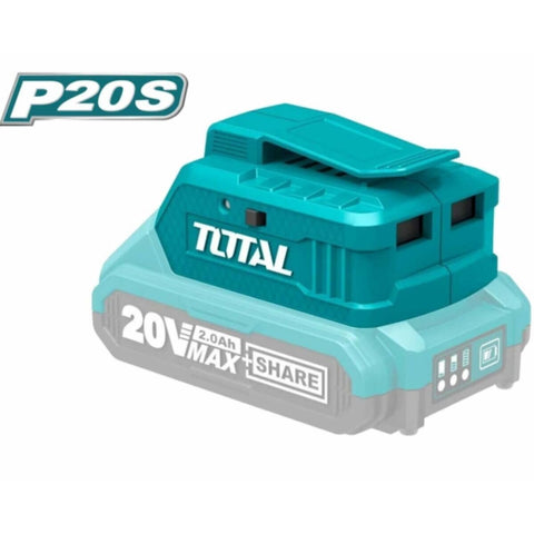 TOTAL | Lithium-Ion Cordless USB-A Charger 20V | TUCLI2001