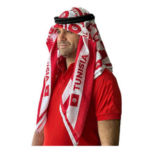 Tunisia | Football fan head gear Arabic Style - Ghutra and Egal setÂ |Â OneÂ size