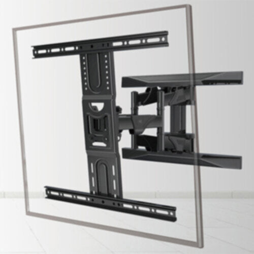 SKILL TECH | Ultra Slim Double Arm Full Motion Tv Wall Mount 45