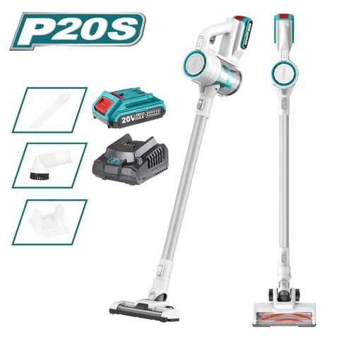 TOTAL | Lithium-Ion Vacuum Cleaner 20V / 2Ah | TVLI2006