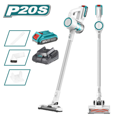 TOTAL | Lithium-Ion Vacuum Cleaner 20V / 2Ah | TVLI2006