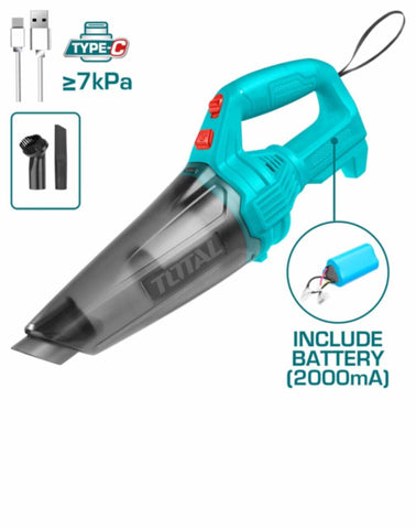 TOTAL | 11.1V Li-ion Vacuum Cleaner with Battery | TVLI2026