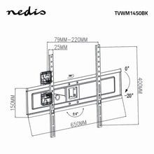 NEDIS | Full Motion TV Wall Mount 37-70