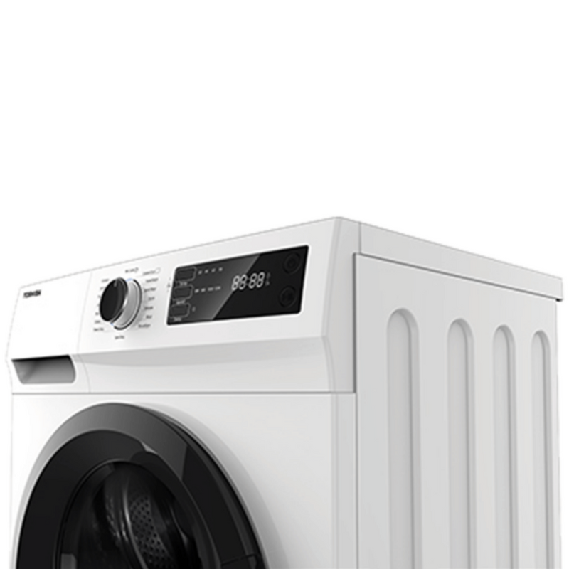 TOSHIBA | Front Load 8KG Washer & 5KG Dryer White RPM:1200 Inventer Motor| TWD-BK90S2A(WK)