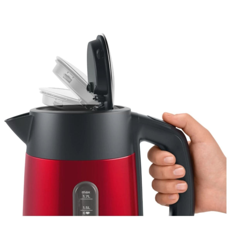 BOSCH | DesignLine Kettle 1.7Ltr Red | TWK4P434GB