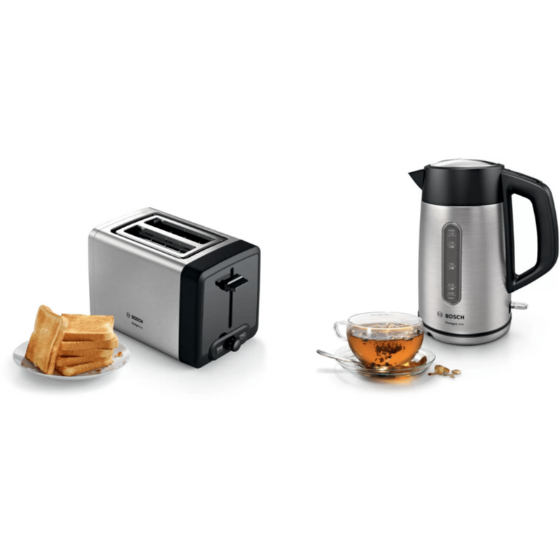 BOSCH | DesignLine 1.7Ltr Kettle Stainless Steel | TWK4P440GB