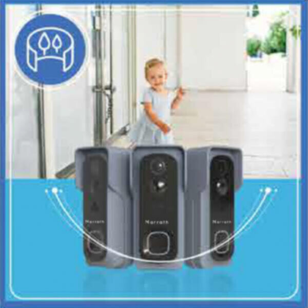 MARRATH | Smart Wi-Fi HD Video Doorbell with Chime | MSHA26