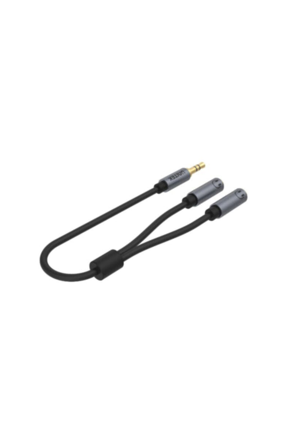 UNITEK | 0.2M, 3.5MM AUX Audio Cable - Male to 2*Female | Y-C956ABK