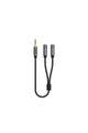 UNITEK | 0.2M, 3.5MM AUX Audio Cable - Male to 2*Female | Y-C956ABK