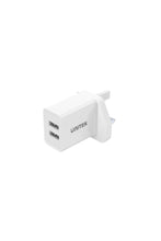 UNITEK | 12W UK 2-Port Wall Charger (5V/2.4A) | P1113A-UK