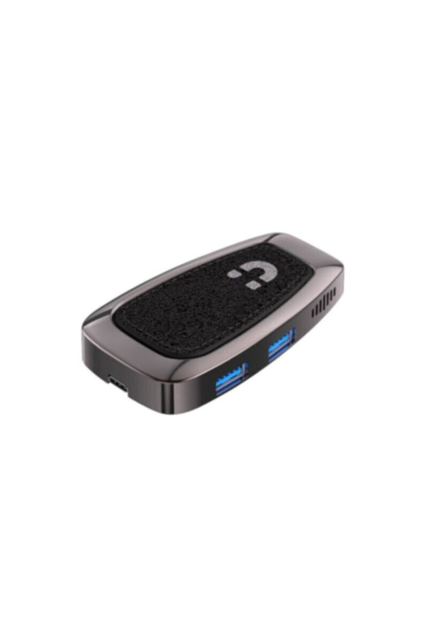 UNITEK | 4-in-1 100W PD Hub 10Gbps with USB-C 2xUSB-A, 1x HDMI 4K60Hz Port, USB-C PD 100W Space Grey & Black , Luxurious Car-Key-Like Design | D1053A