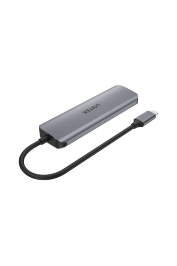 UNITEK | 6-in-1 USB 3.1 Type-C Hub (3-Port USB3.0 + Card Reader + HDMI), Space Grey | H1107F