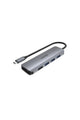 UNITEK | 6-in-1 USB 3.1 Type-C Hub (3-Port USB3.0 + Card Reader + HDMI), Space Grey | H1107F