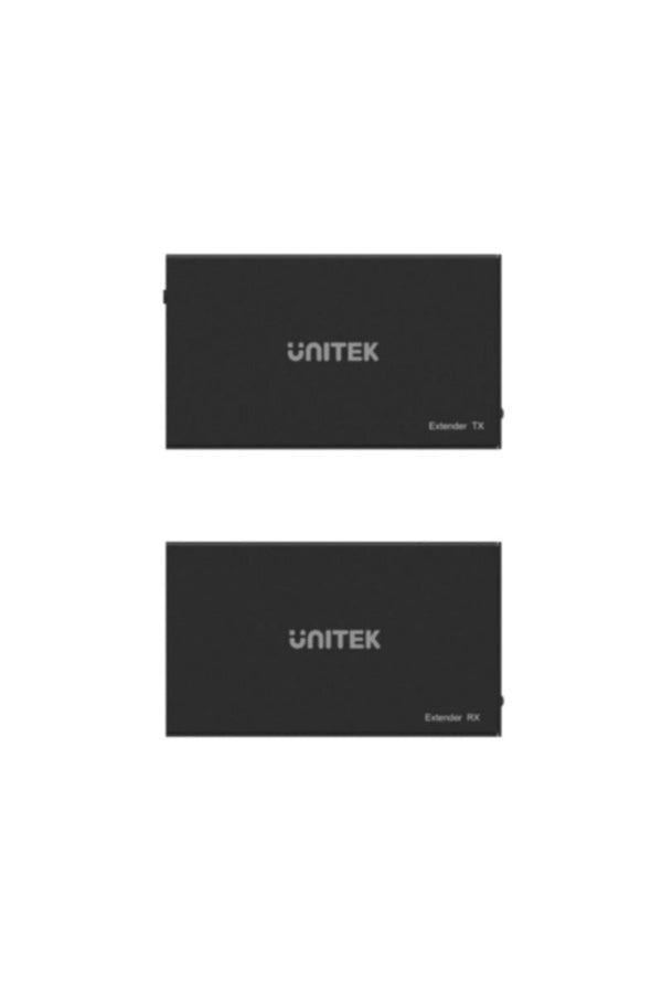 UNITEK | 60M HDMI Extender Over Ethernet Cable, Black | V100A