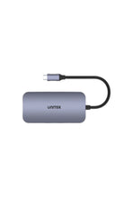 UNITEK | 9-in-1 USB-C 5Gbps Hub with Briad Cable (3*USB-A 5Gbps + USB-C 5Gbps + HDMI 4K 60Hz + Gigabit Ethernet + SD/Micro SD + PD 100W), Space Gray | D1071A