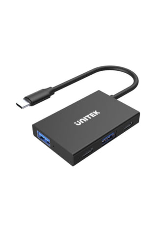 UNITEK | H1302A USB 3.1 Gen2 Type-C 4 Port USB Hub 2-USB-A 2-USB-C Up To 10Gbps | H1302A