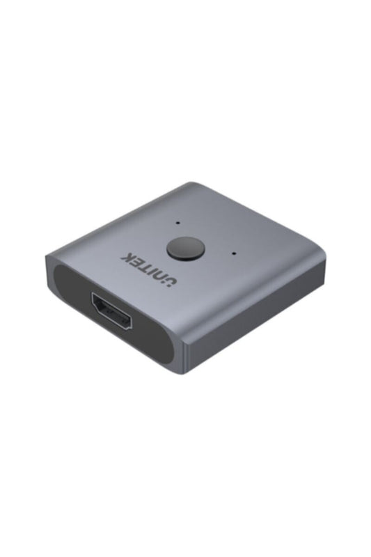 UNITEK | HDMI Switch 2-To-1 Bi-Direction (4K 60Hz), Space Grey | V1127A