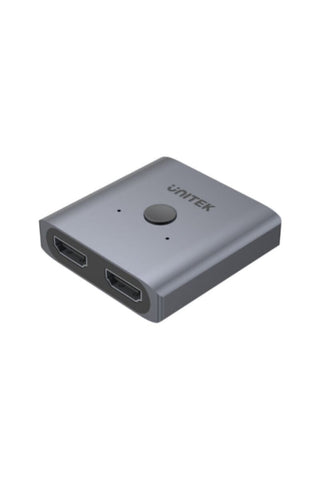UNITEK | HDMI Switch 2-To-1 Bi-Direction (4K 60Hz), Space Grey | V1127A