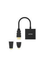 UNITEK | HDMI to VGA Converter (with Micro / Mini HDMI Adaptor) | Y-6355