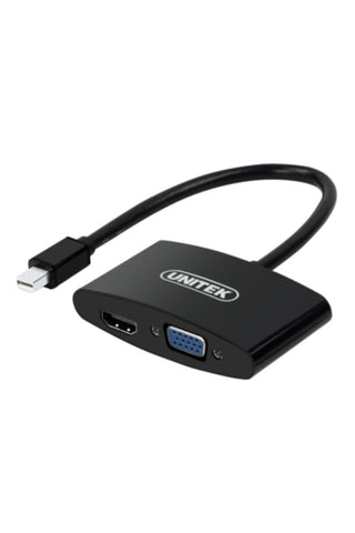 UNITEK | Mini Display Port to VGA + HDMI Converter | Y-6328BK