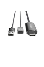 UNITEK | Mobile to HDMI Display Cable - Grey + Black | M1104A