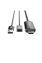 UNITEK | Mobile to HDMI Display Cable - Grey + Black | M1104A