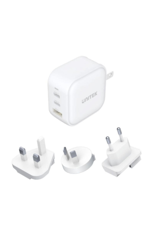 UNITEK | P1108AWH 66W 3in1 GaN Travel Charger White | P1108AWH