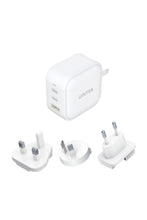 UNITEK | P1108AWH 66W 3in1 GaN Travel Charger White | P1108AWH