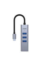 UNITEK | uHUB Q4+ 4-in-1 USB -C Ethernet Hub + 3 Port USB | H1904A