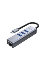 UNITEK | uHUB Q4+ 4-in-1 USB -C Ethernet Hub + 3 Port USB | H1904A
